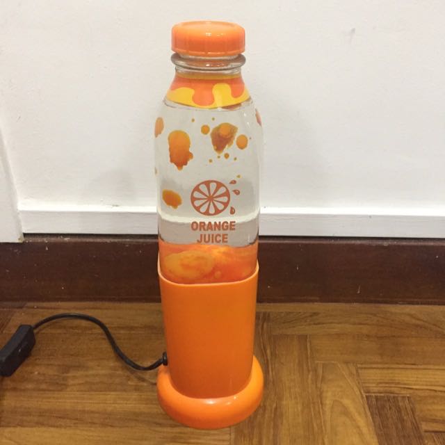 Orange juice cheap lava lamp