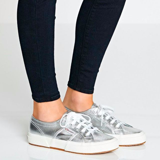 superga grey metallic