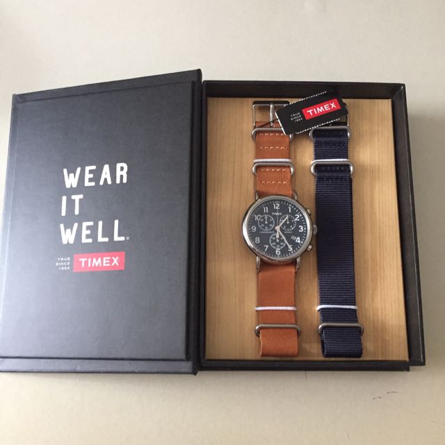 TIMEX Weekender Chronograph Oversized Men s Fashion Watches Accessories Watches on Carousell