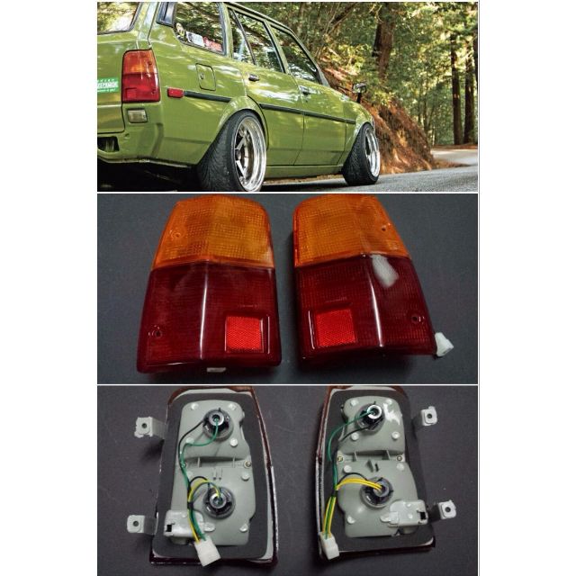 Toyota Corolla WAGON 1300 GL E70 KE70 TE71 Rear Body Tail Lamp Lights 1985-1987
