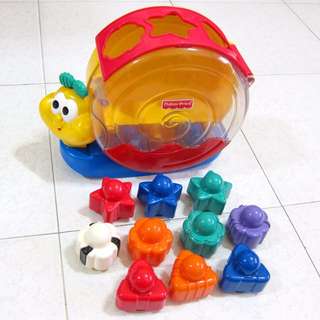 Fisher Price Snail Pail Shape Sorter