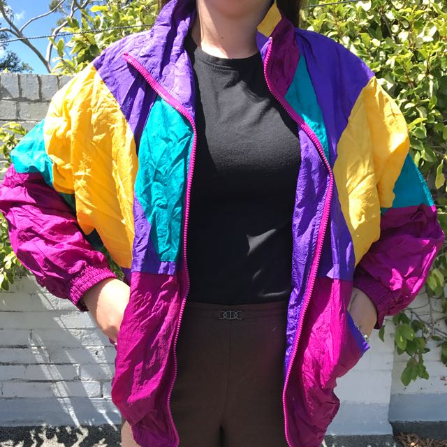 90 s Colourful Vintage Jacket