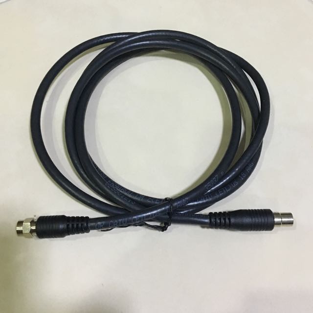 Antenna Cable Scv Wall Socket To Tv RF, TV & Home Appliances, TV