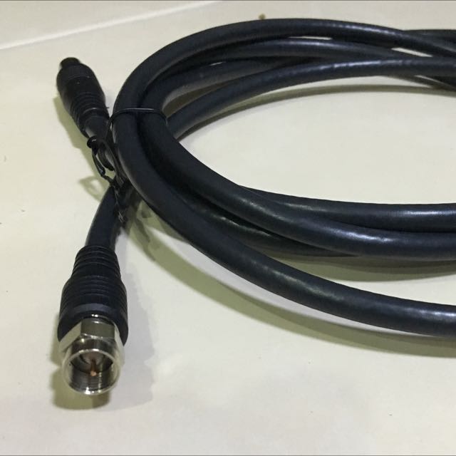 Antenna Cable Scv Wall Socket To Tv RF, Home Appliances, TVs &  Entertainment Systems on Carousell