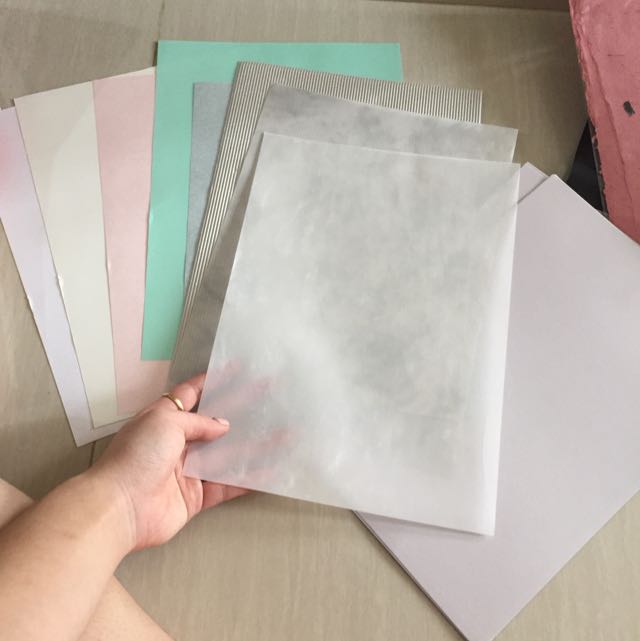 Fancy paper A4 ( mix) on Carousell