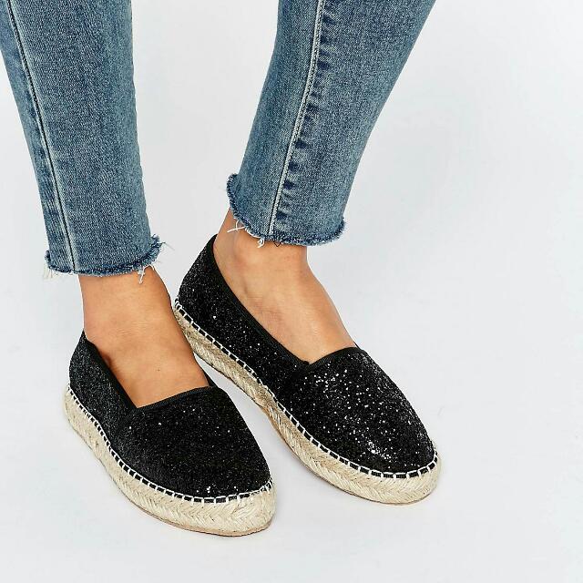 glitter espadrilles