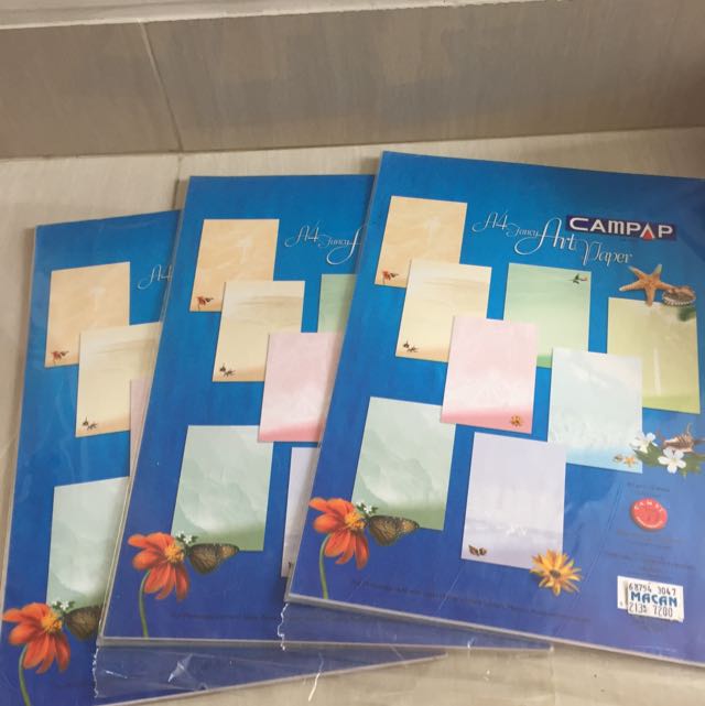 Kertas A4 fancy art paper 80gsm on Carousell
