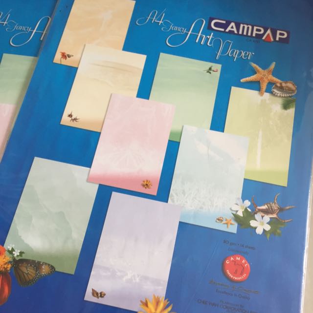 Kertas A4 fancy art paper 80gsm on Carousell