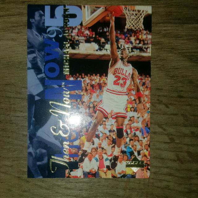 upper deck then and now michael jordan