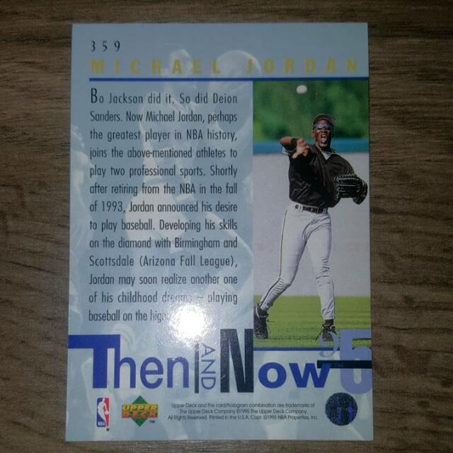 upper deck then and now michael jordan