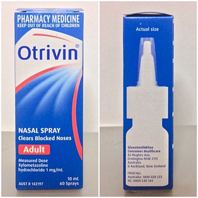 Otrivin Nasal Spray (METERED DOSE) on Carousell
