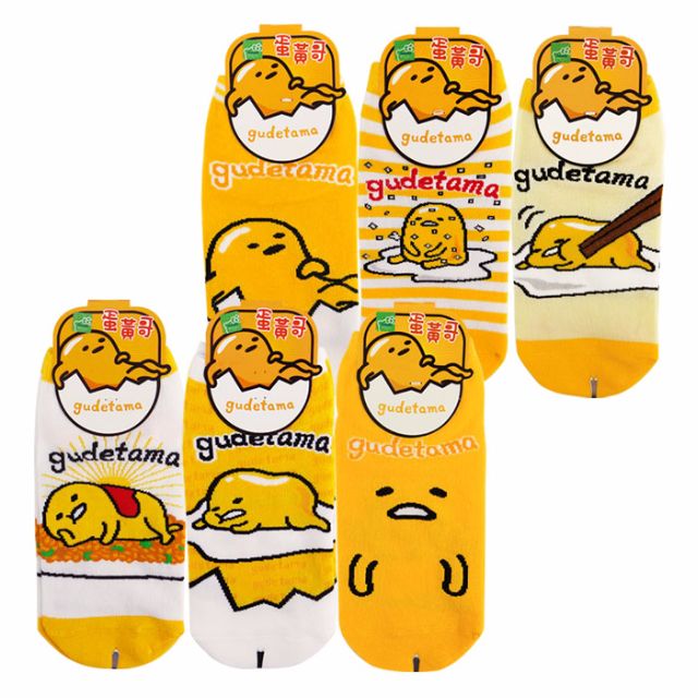 Lazy Egg Socks Teen-Adult Sanrio Gudetama