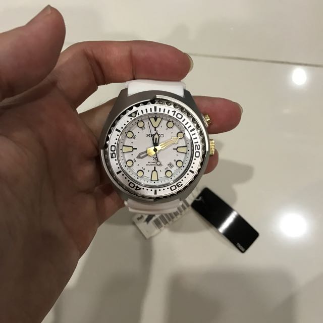 Seiko SUN 043 P1 White Special Edition, Luxury, Watches on Carousell