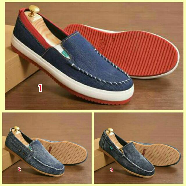 Sepatu Casual Pria Kickers Slip On Kulit Slop Kuliah Kerja Formal