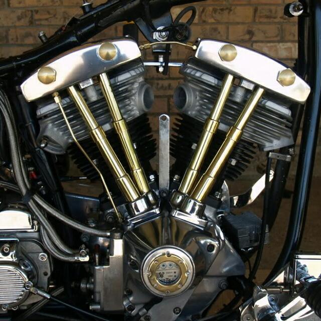 Sportster Brass Push Rod Cover, Auto Accessories on Carousell