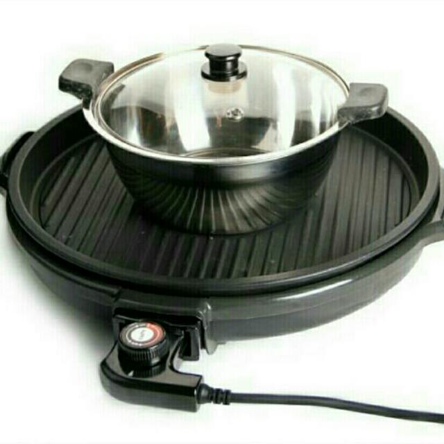 Taiyo ST52B BBQ Grill With Hot Pot, TV & Home Appliances, Kitchen