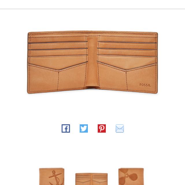 Men's Fossil wallet ( Troy RFID Bifold ), Men's Fashion, Watches & Accessories, Wallets & Card