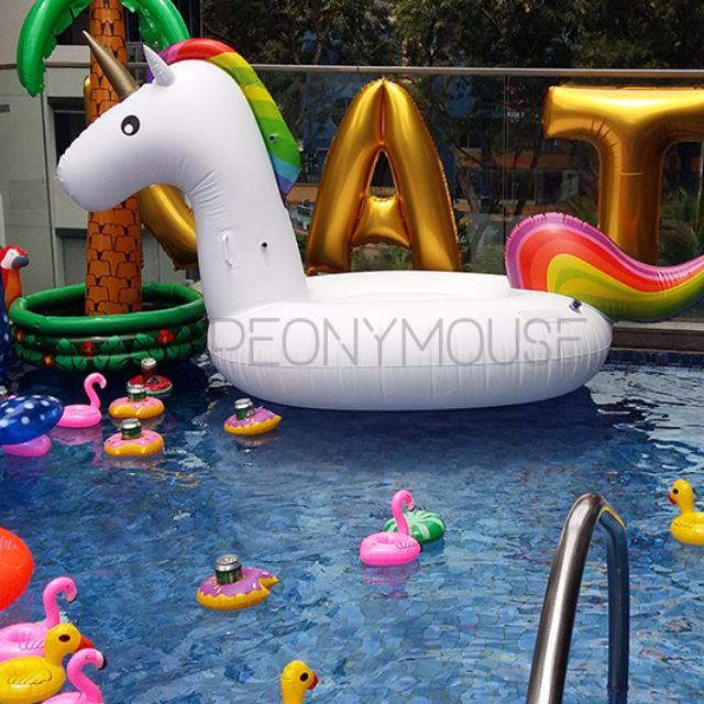 unicorn inflatable pool