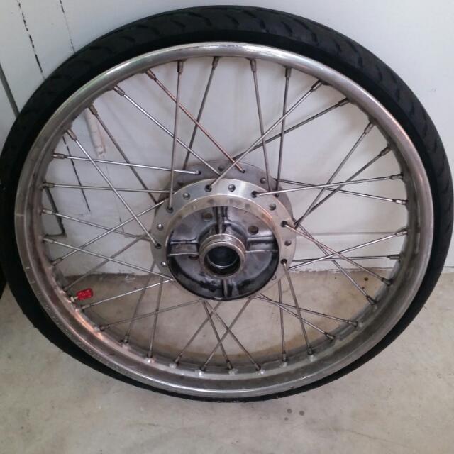 17 Union Cycle Rims 50 90 Dunloptyre Car Accessories On Carousell