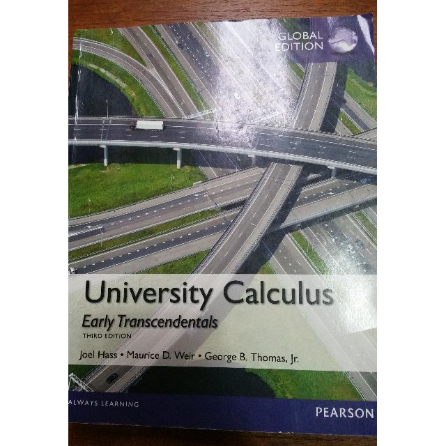 University Calculus Early Transcendentals 3rd Edition By Hass