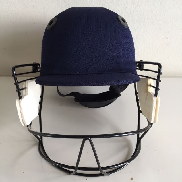 Albion Cricket Helmet With Grill Sports Sports Games Equipment On Carousell