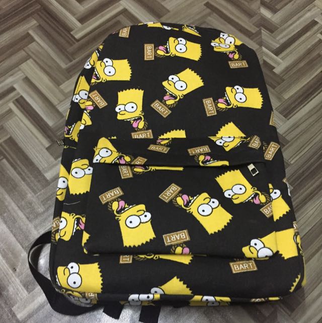 Bart Simpson Backpack (Category: Backpacks) located in Singapore. Submitted by bpowyastore (Listing ID 91044810, Image 1). Description: .