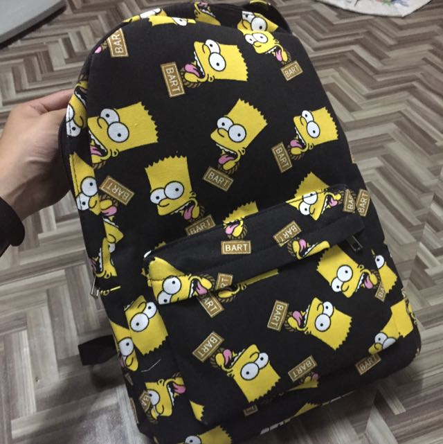 Bart Simpson Backpack (Category: Backpacks) located in Singapore. Submitted by bpowyastore (Listing ID 91044810, Image 4). Description: .