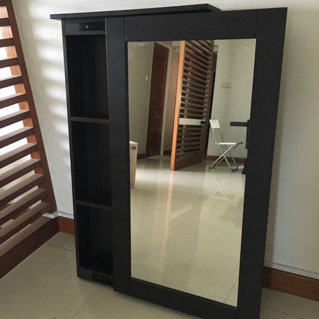 Hanging Cabinet Dresser With Sliding Mirror Door Furniture