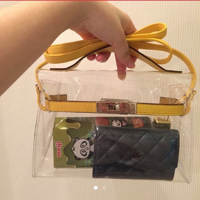 hermes plastic kelly bag