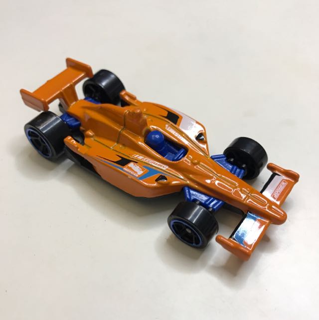 Hot Wheels Indy Car Indycar F1 Orange Race Car Toy Die ...