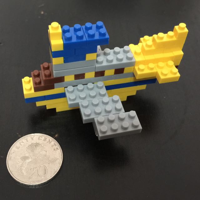 nanoblock plane