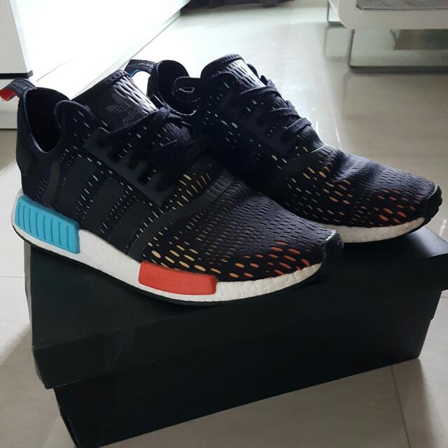 Nmd Rainbow Footlocker US Exclusive Uk9.5 us 10 Men s Fashion