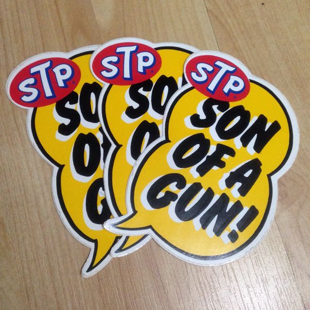 Vtg Stp Son Of A Gun Original Auto Accessories On Carousell