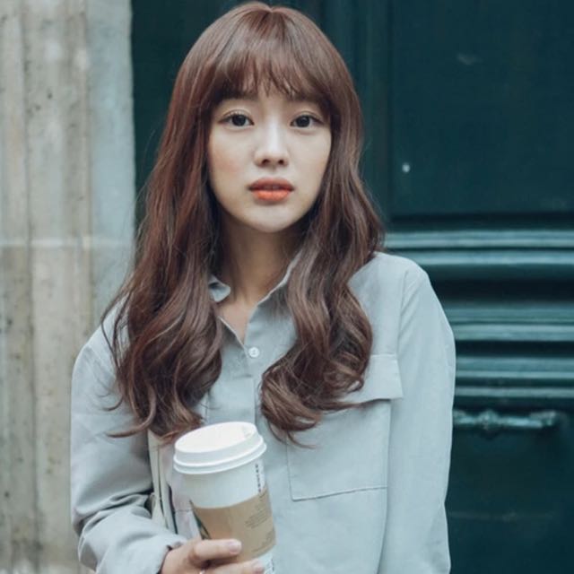 Best Of Mid Length Marshmallow Curls Korean Ulzzang Full Wig