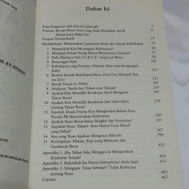 Buku I Don T Have Enough Faith To Be An Atheist Dalam Terjemahan