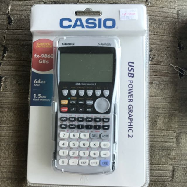 Casio graphics calculator fx 9860giis hobbies toys stationery