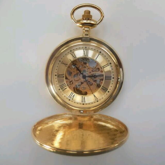 GENT S HERITAGE TIME DOUBLE FULL HUNTER SKELETAL POCKET WATCH c w CHAINGENT S HERITAGE TIME DOUBLE FULL HUNTER SKELETAL POCKET WATCH c w CHAIN Women s Fashion Jewelry Organisers Precious Stones on Car...