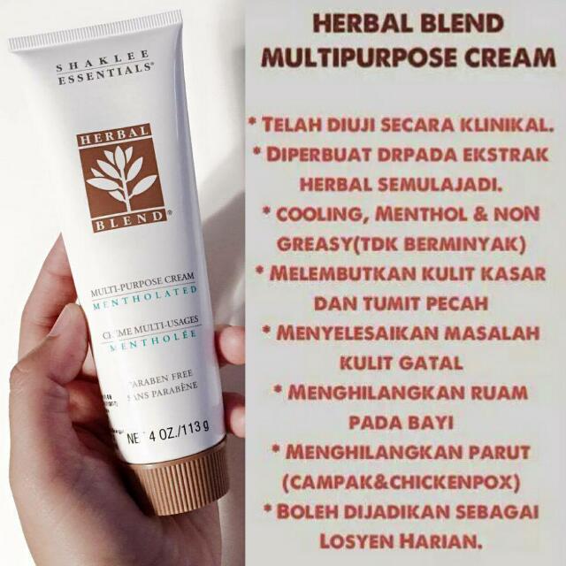 Herbal Blend Multi Purpose Cream Health Beauty Skin Bath Body On Carousell