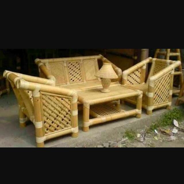 6100 Koleksi Gambar Kursi Sofa Dari Bambu HD