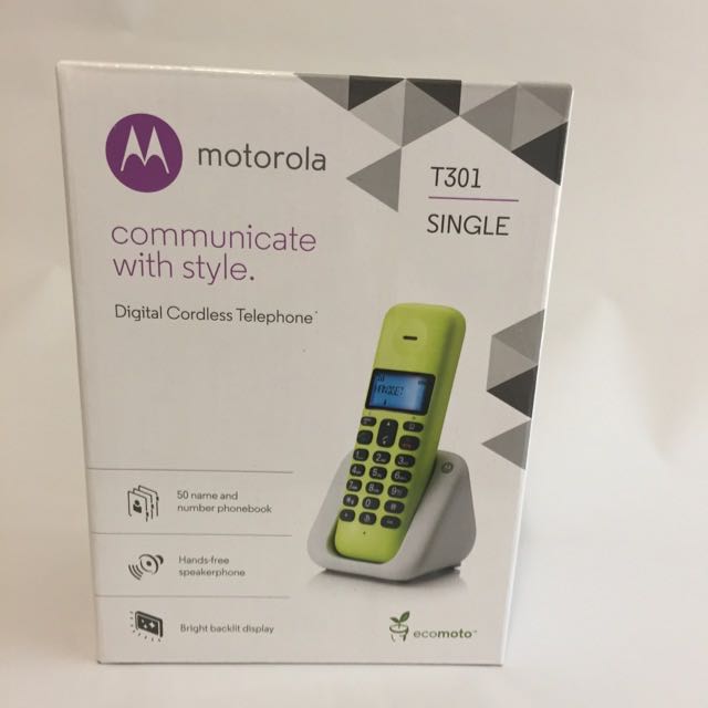 Motorola T301 Digital Cordless Telephone, Mobile Phones & Gadgets