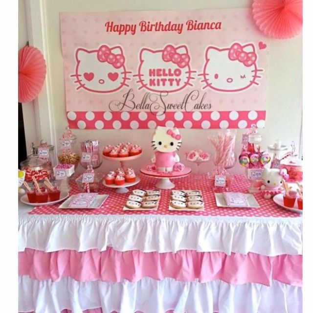 Sanrio Hello Kitty Themed Birthday Party Party Supplies Pls Chat
