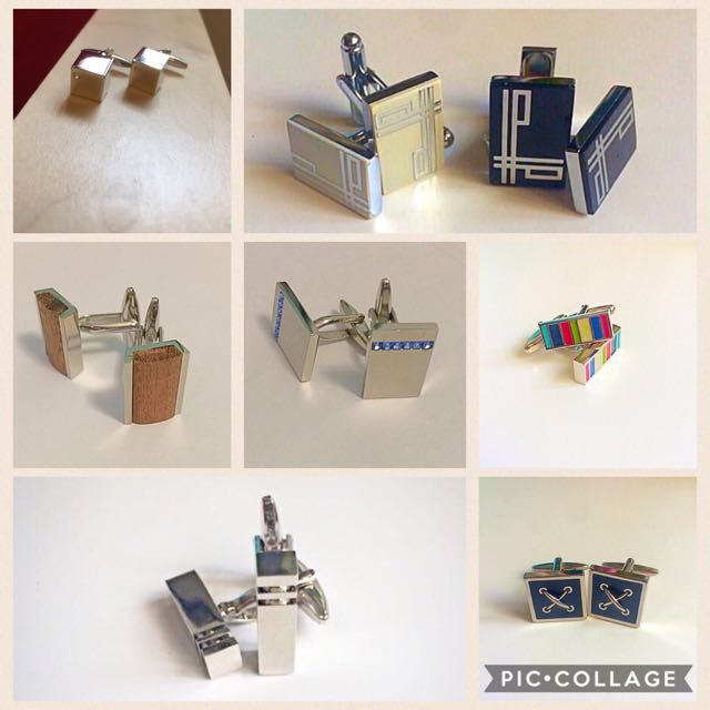 Silver Rectangular Cuff Links (Category: Cuff Links) located in Singapore. Submitted by sunshine_roars (Listing ID 91054281, Image 3). Description: .