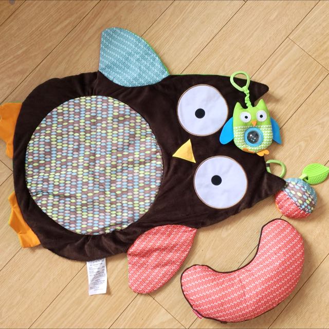 Skip hop owl on sale tummy time mat
