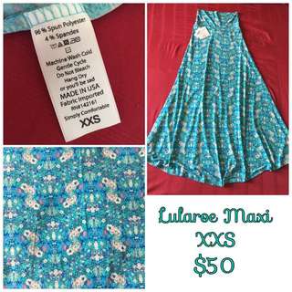 BELOW RETAIL! NWT Lularoe Maxi Dress/Skirt In XXS