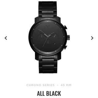 [BNWT] MVMT All Black Watch