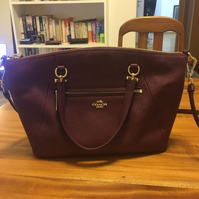 Maroon coach hotsell purse