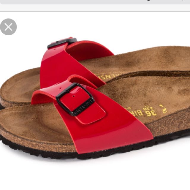 birkenstock madrid tango red patent