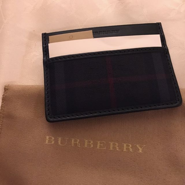 burberry name card holder