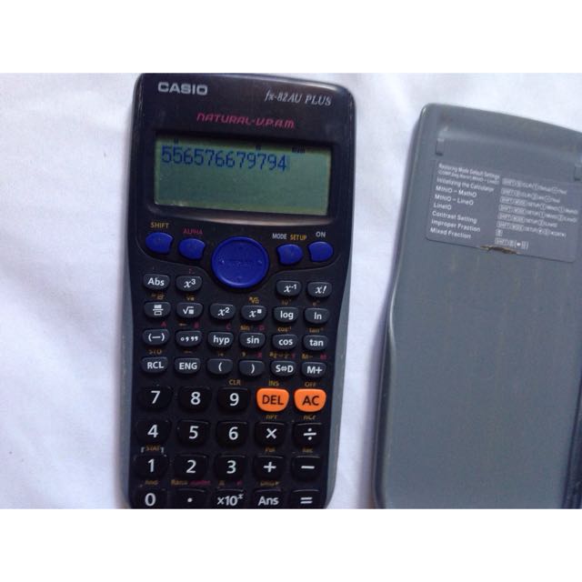 casio fx 82au plus ii programmable calculator