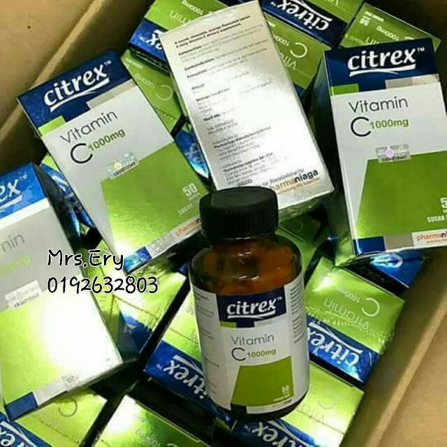Citrex Vitamin C 1000mg Health Beauty Skin Bath Body On Carousell
